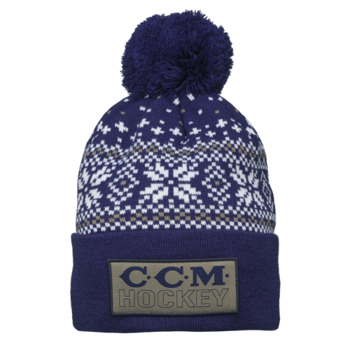 CZAPKA CCM HOLIDAY POM KNIT