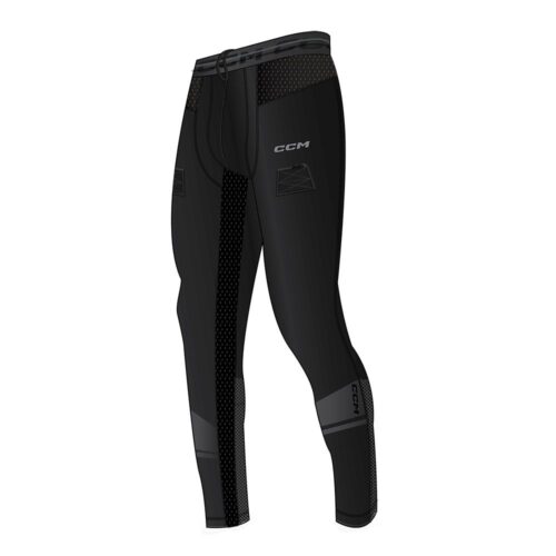Spodnie ribano CCM Cut Protection z suspensorem